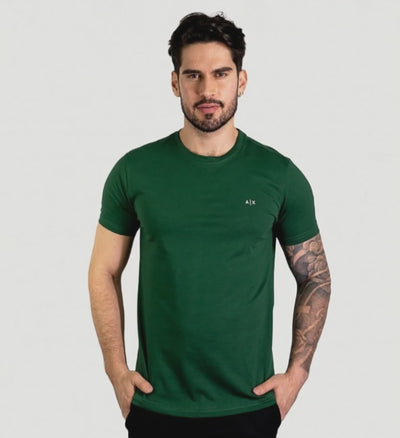 Camiseta Basica Verde Hoja AIX